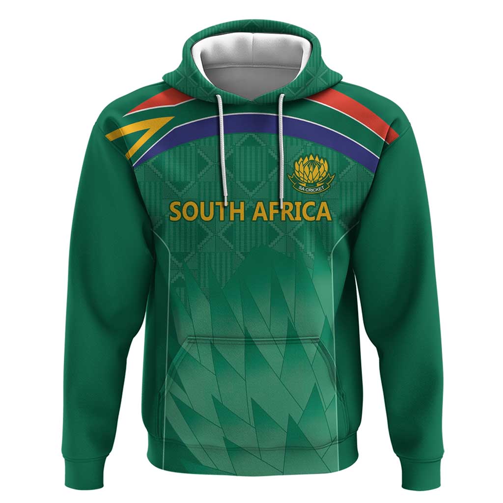 South Africa Cricket Custom Hoodie Proteas Green