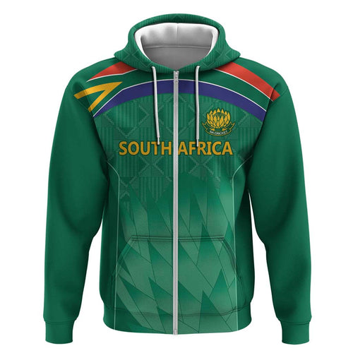 South Africa Cricket Custom Hoodie Proteas Green