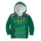 South Africa Cricket Custom Kid Hoodie Proteas Green