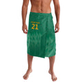 South Africa Cricket Custom Lavalava Proteas Green