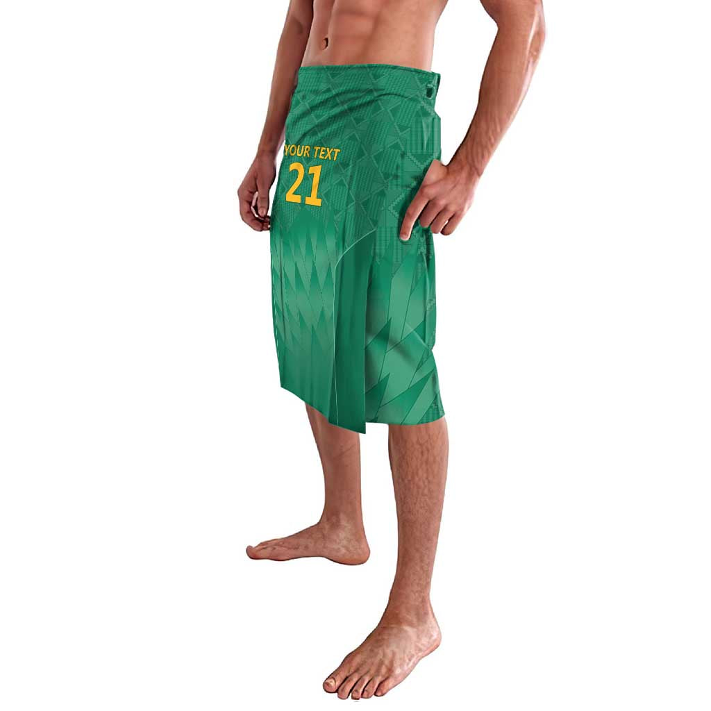 South Africa Cricket Custom Lavalava Proteas Green