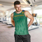 South Africa Cricket Custom Men Tank Top Proteas Green
