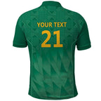 South Africa Cricket Custom Polo Shirt Proteas Green