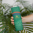 South Africa Cricket Custom Skinny Tumbler Proteas Green