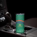 South Africa Cricket Custom Skinny Tumbler Proteas Green