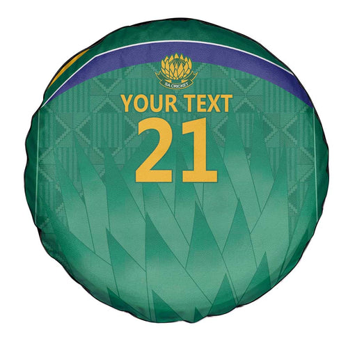 South Africa Cricket Custom Spare Tire Cover Proteas Green