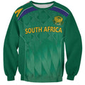 South Africa Cricket Custom Sweatshirt Proteas Green