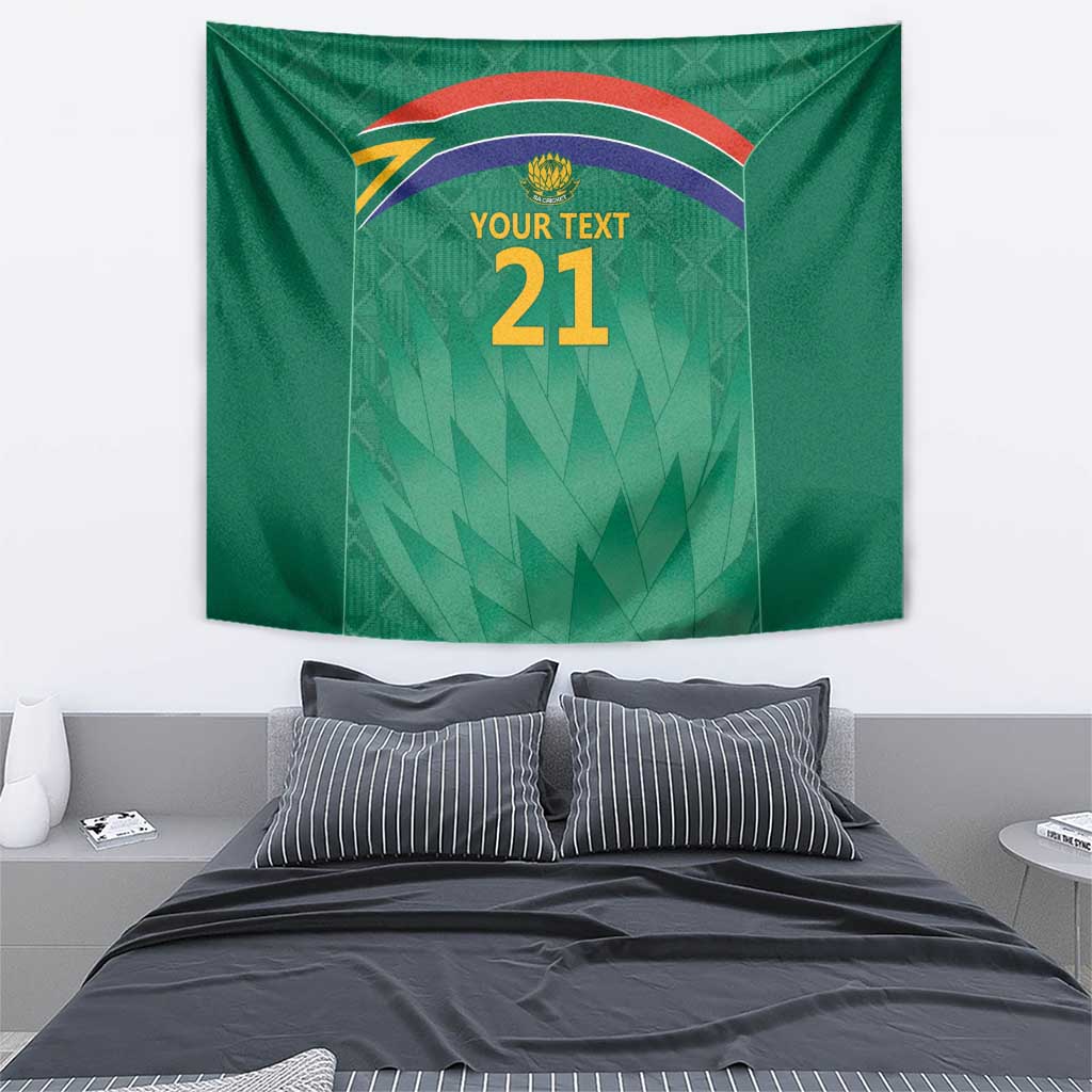South Africa Cricket Custom Tapestry Proteas Green