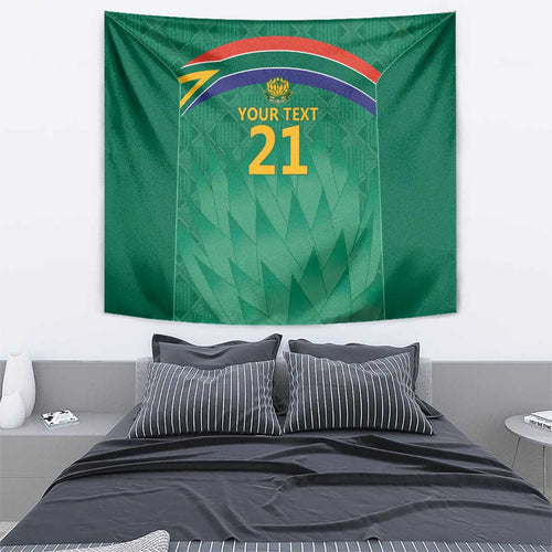 South Africa Cricket Custom Tapestry Proteas Green