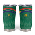 South Africa Cricket Custom Tumbler Cup Proteas Green
