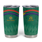 South Africa Cricket Custom Tumbler Cup Proteas Green