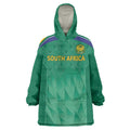 South Africa Cricket Custom Wearable Blanket Hoodie Proteas Green