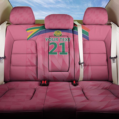 South Africa Cricket Custom Back Car Seat Cover Proteas Pink