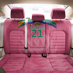 South Africa Cricket Custom Back Car Seat Cover Proteas Pink