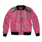 South Africa Cricket Custom Bomber Jacket Proteas Pink