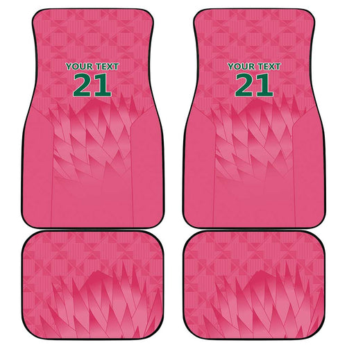 South Africa Cricket Custom Car Mats Proteas Pink