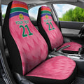 South Africa Cricket Custom Car Seat Cover Proteas Pink