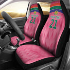 South Africa Cricket Custom Car Seat Cover Proteas Pink