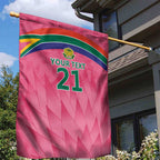 South Africa Cricket Custom Garden Flag Proteas Pink