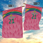 South Africa Cricket Custom Garden Flag Proteas Pink