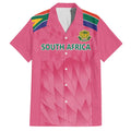 South Africa Cricket Custom Hawaiian Shirt Proteas Pink