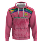 South Africa Cricket Custom Hoodie Proteas Pink