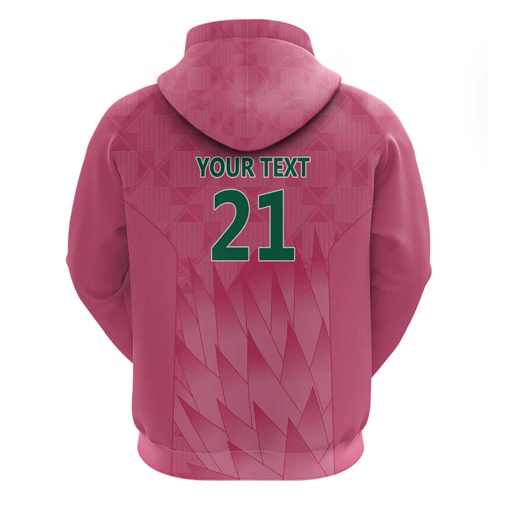 South Africa Cricket Custom Hoodie Proteas Pink