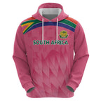 South Africa Cricket Custom Hoodie Proteas Pink