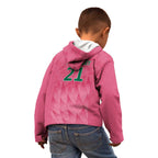 South Africa Cricket Custom Kid Hoodie Proteas Pink