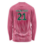 South Africa Cricket Custom Long Sleeve Shirt Proteas Pink