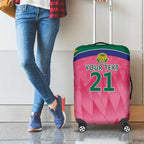 South Africa Cricket Custom Luggage Cover Proteas Pink