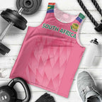 South Africa Cricket Custom Men Tank Top Proteas Pink