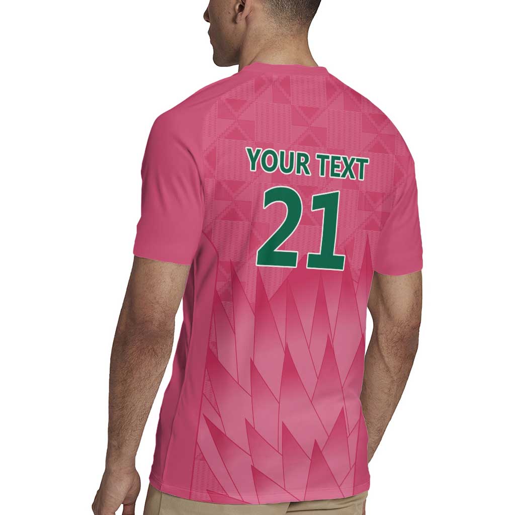 South Africa Cricket Custom Rugby Jersey Proteas Pink