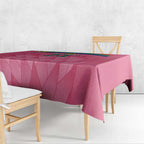 South Africa Cricket Custom Tablecloth Proteas Pink