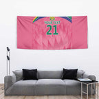 South Africa Cricket Custom Tapestry Proteas Pink