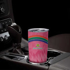 South Africa Cricket Custom Tumbler Cup Proteas Pink