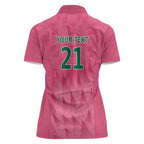 South Africa Cricket Custom Women Polo Shirt Proteas Pink