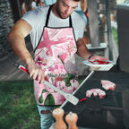 Personalised Australia Day Apron Pink Parrot Bird Opal Art - Aussie Hoodie