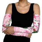 Personalised Australia Day Arm Sleeves Pink Parrot Bird Opal Art - Aussie Hoodie
