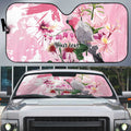 Personalised Australia Day Auto Sun Shade Pink Parrot Bird Opal Art - Aussie Hoodie