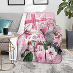 Personalised Australia Day Blanket Pink Parrot Bird Opal Art - Aussie Hoodie