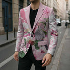 Personalised Australia Day Blazer Pink Parrot Bird Opal Art - Aussie Hoodie