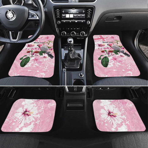 Personalised Australia Day Car Mats Pink Parrot Bird Opal Art - Aussie Hoodie