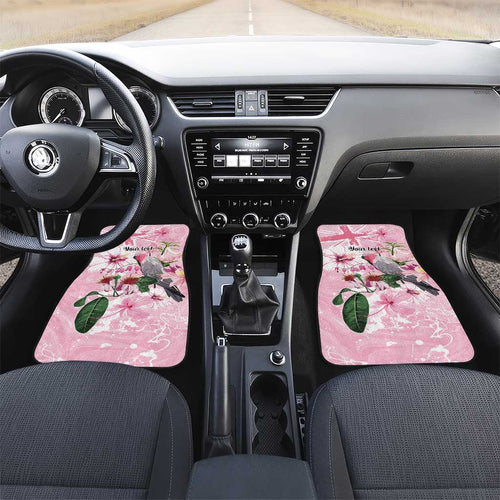 Personalised Australia Day Car Mats Pink Parrot Bird Opal Art - Aussie Hoodie