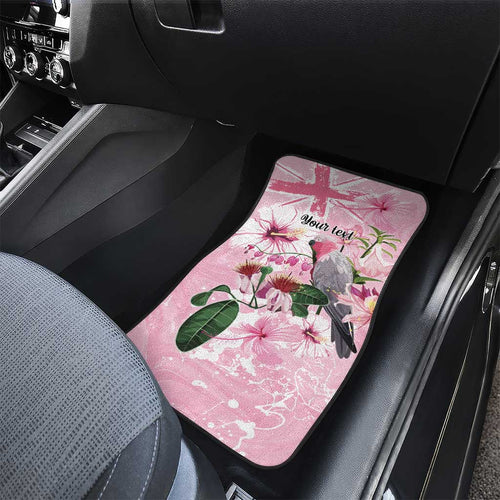 Personalised Australia Day Car Mats Pink Parrot Bird Opal Art - Aussie Hoodie