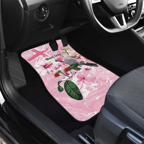 Personalised Australia Day Car Mats Pink Parrot Bird Opal Art - Aussie Hoodie