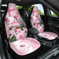 Personalised Australia Day Car Seat Cover Pink Parrot Bird Opal Art - Aussie Hoodie