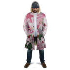 Personalised Australia Day Cloak Pink Parrot Bird Opal Art - Aussie Hoodie