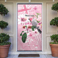 Personalised Australia Day Door Cover Pink Parrot Bird Opal Art - Aussie Hoodie