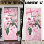 Personalised Australia Day Door Cover Pink Parrot Bird Opal Art - Aussie Hoodie